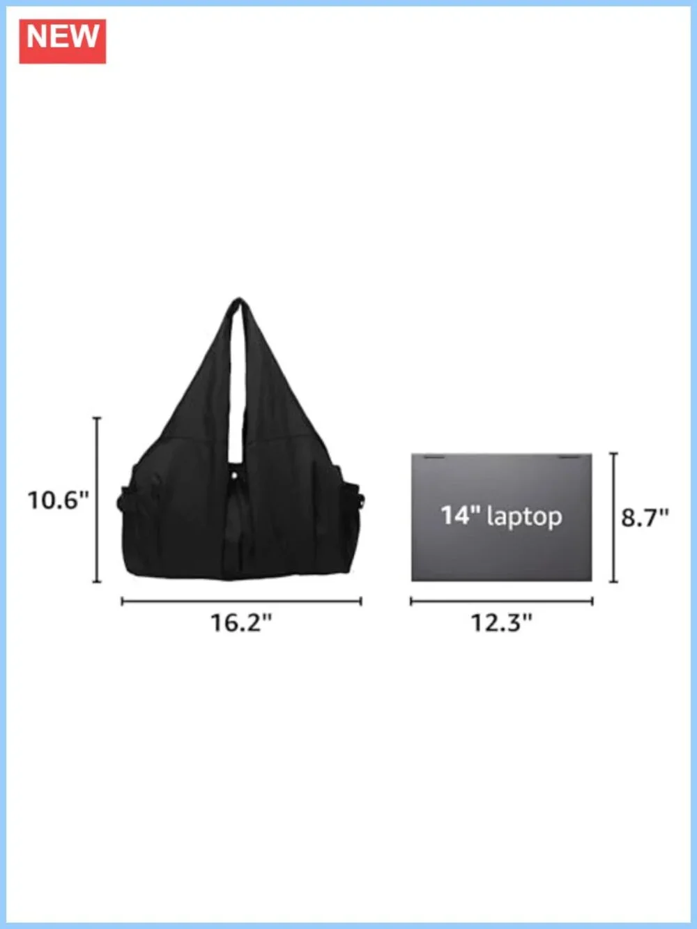 Women's Waterproof Oxford Nylon Tote Shoulder Hobo Bag Large Capacity Work